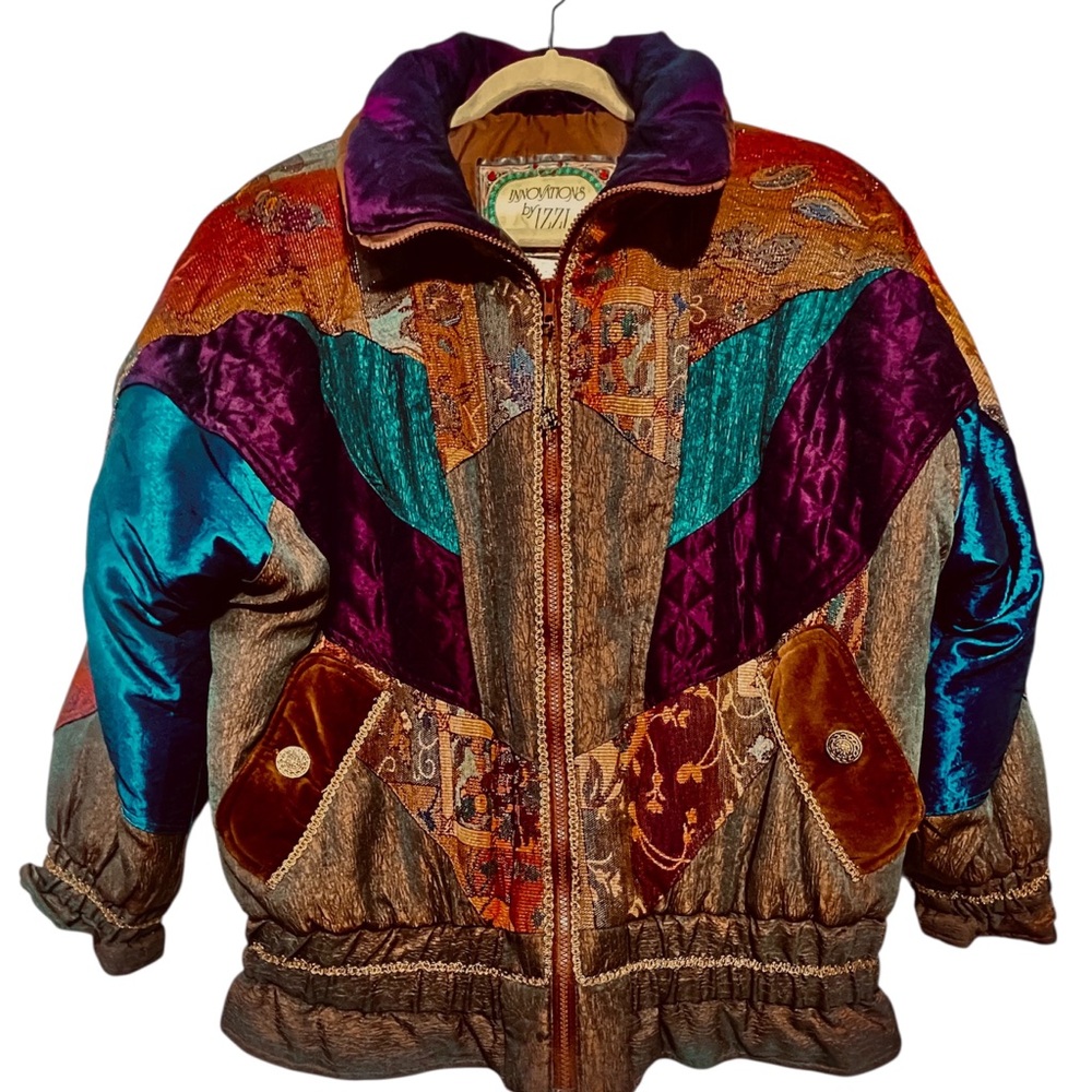 Vintage Puffer Jacket By Izzi Size M Excellent Used Condition